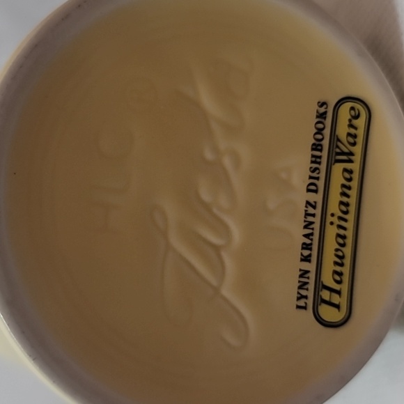 Fiesta® Hawaiiana Ware Mug Universal Word Pattern Eugene Savage Graphics - Picture 6 of 7